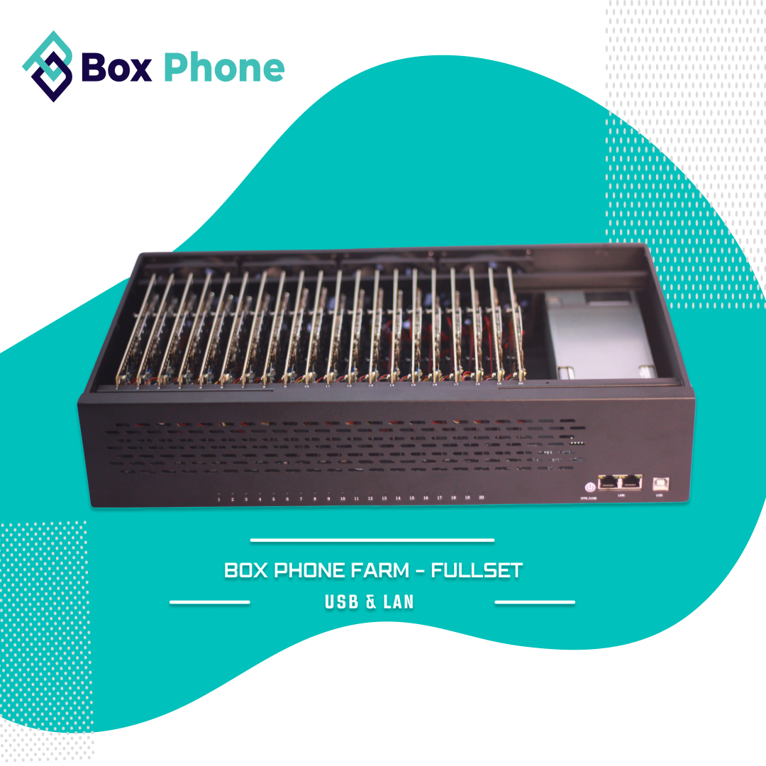 Box Phone Farm - Samsung S8/S8+